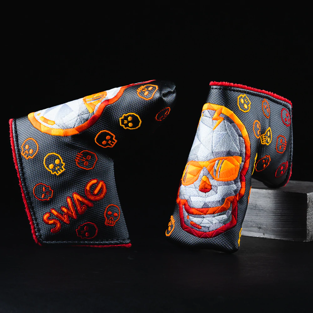 限時下殺-正品SWAG高爾夫桿頭套2022新款鉆石骷髏刺繡條形高爾夫推桿套| 露天市集| 全台最大的網路購物市集