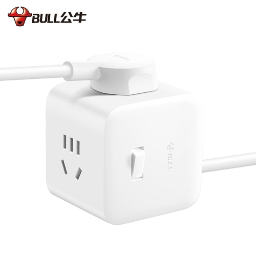 Bull Plug -In зарядка зарядки кубика -IN Plug -in Poard Poard Poard Multi -функциональный домашний конвертер питания