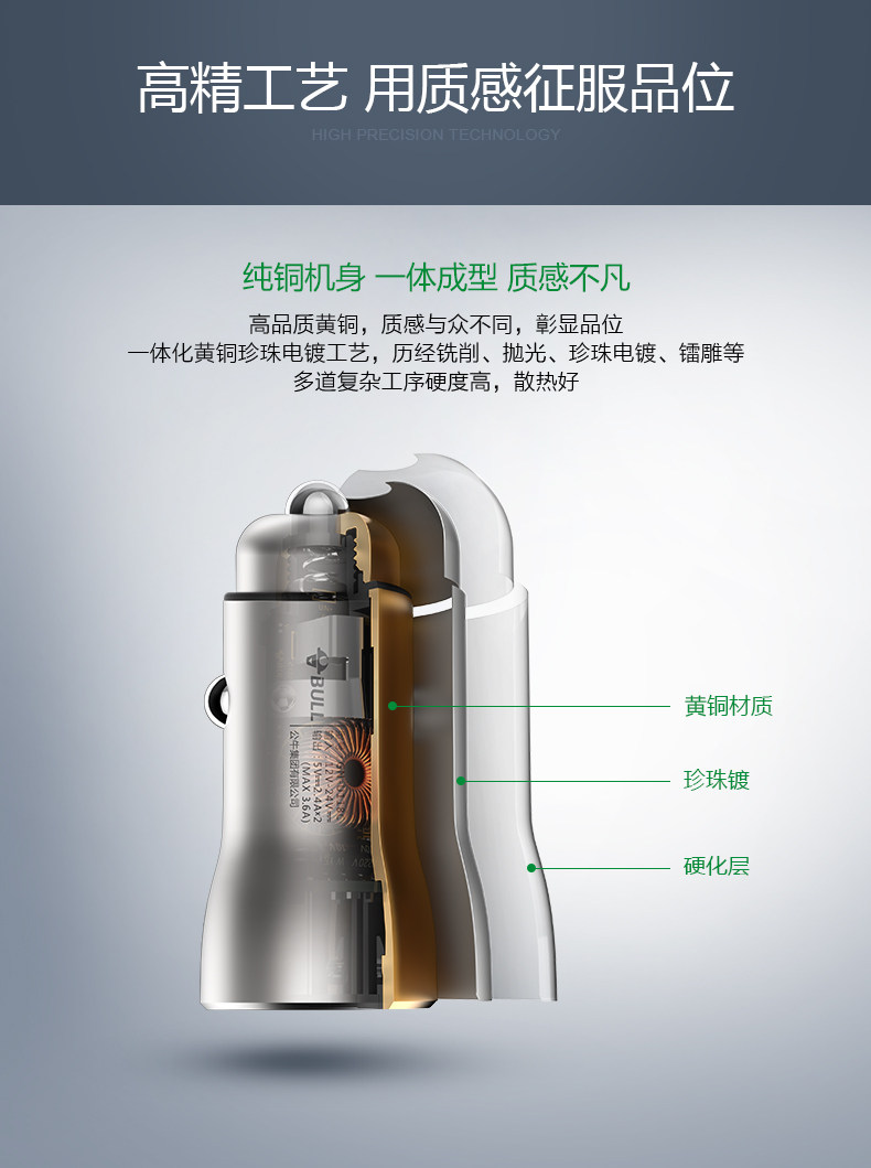 公牛车载手机充电器车充苹果iPhone充电MFi认证数据线 公牛车载手机充电器车充苹果iPhone充电MFi认证数据线