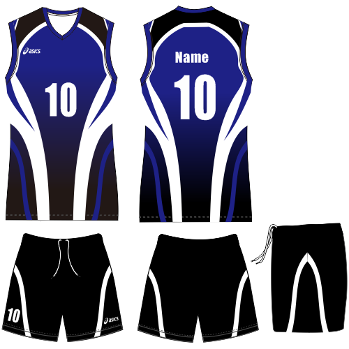 Customized air volleyball suit men and women competition training set design printing number moisture wicking sleeveless vest DIY