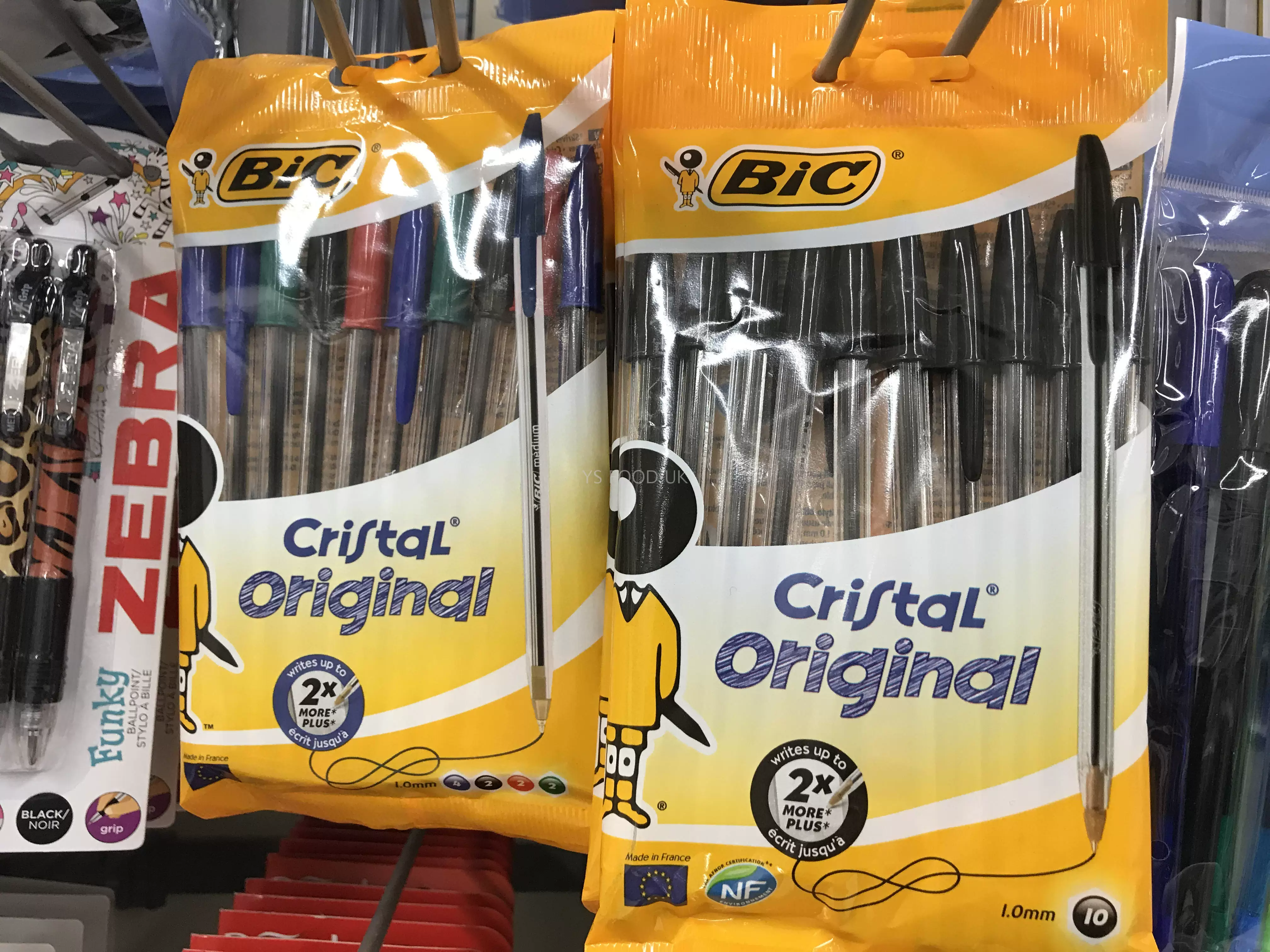 Британская импортированная ручка BIC Франции BIK Cristal 1.0mm шариковая ручка