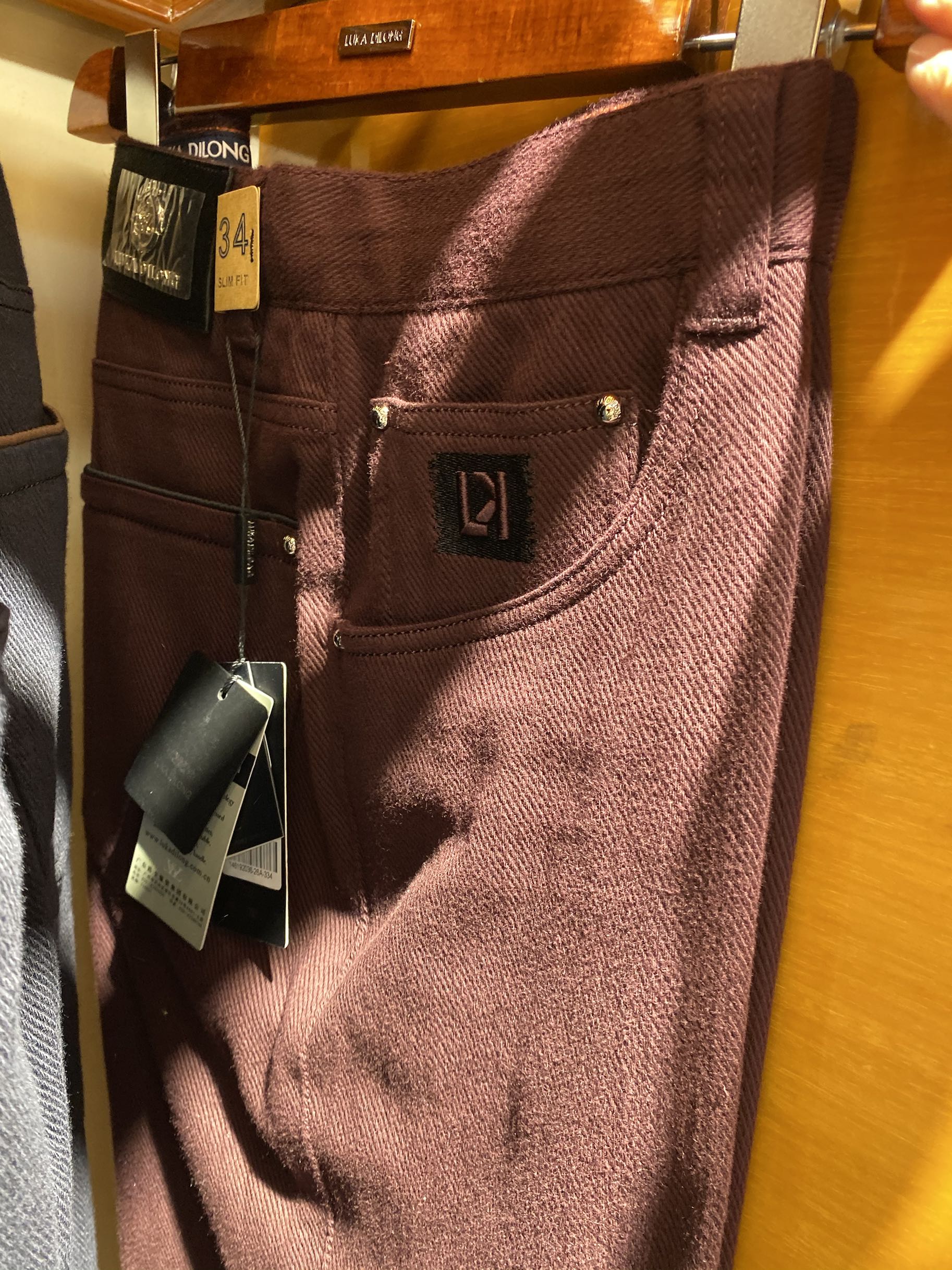 LUKADILONG men's pants 146192036 men's jeans 2380