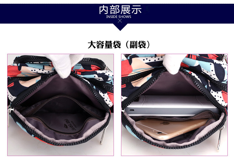 Нейлоновая небольшая сумка, маленькая сумка на одно плечо, шоппер, мобильный телефон, кошелек, сумка через плечо, ткань оксфорд Chi leopard 