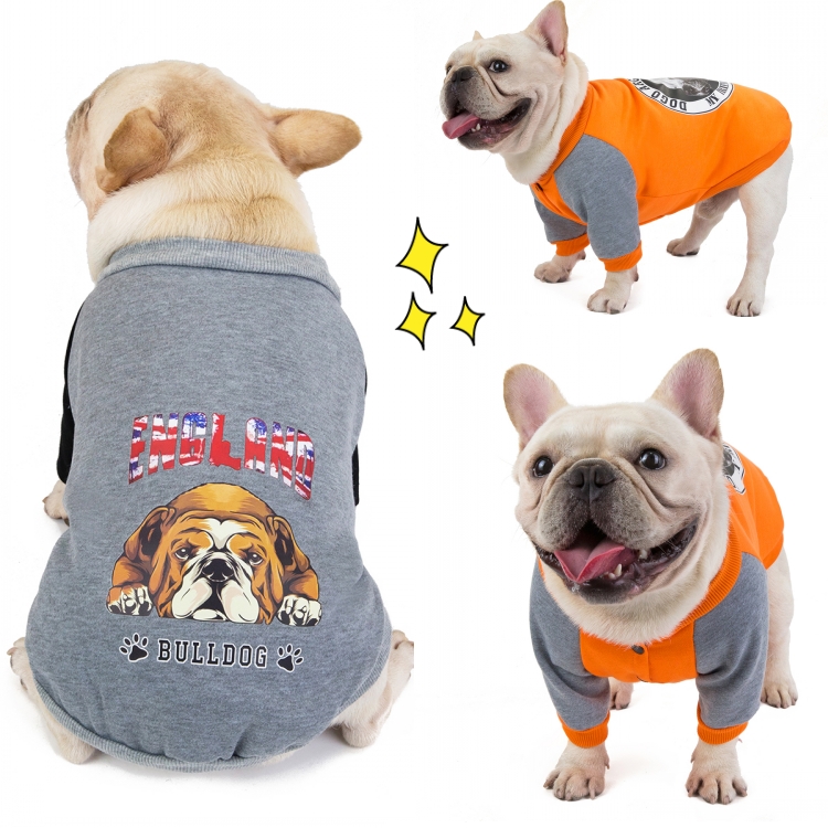 French Dou Clothes Bulldog Autumn Fat Dog Yingdou Pu Pug Small and Medium Dog Pet Clothes Autumn Dress Sweater