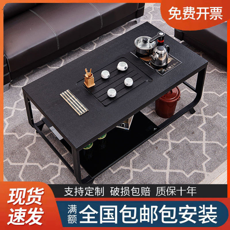 Shenzhen Office Kung Fu Coffee Table Marble Tea Table With Bubble Tea Fire Stone Coffee Table Simple Fashion