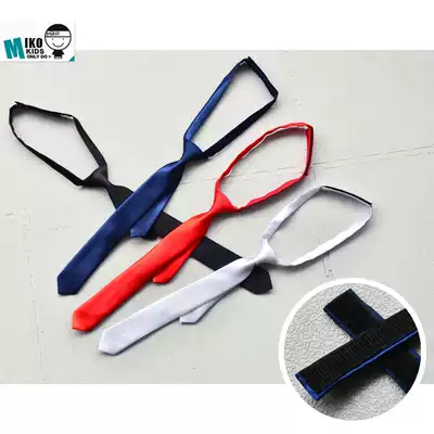 MOKA children's accessories tie solid color boys' lazy tie children's dress perimeter accessories