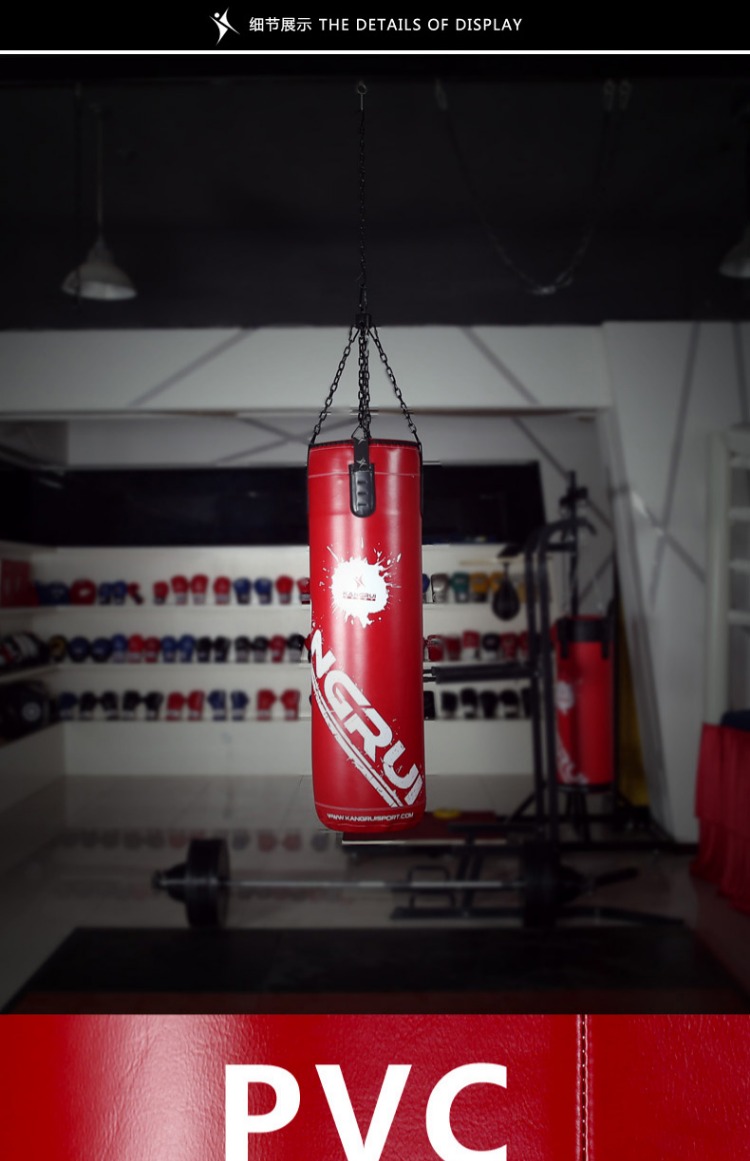 Kangrui Boxing Sandbag Trẻ em người lớn Taekwondo Sanda Võ thuật Chiến đấu Muay Thái Treo Treo Sandbag rắn găng tay đấm bốc
