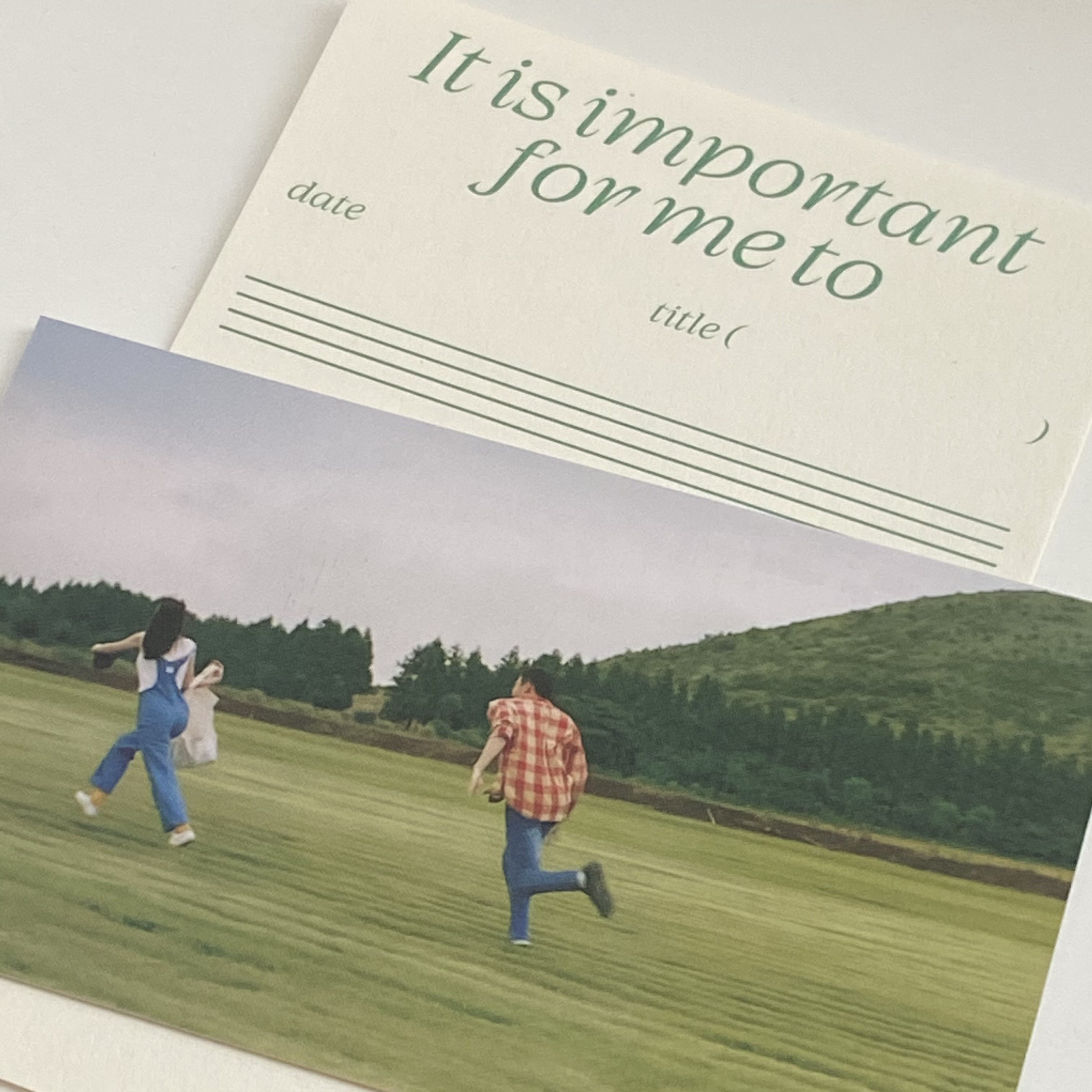 fmb_ independent design original double-sided small card 3 sheets of set