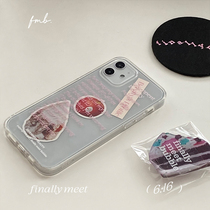fInally meet bubble_independent Beauty Apple Phone Transparent Case