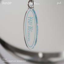fmb_YouRe The Reason Because you niche independent design original acrylic decorative keychain