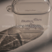 fmb_Butterflies in my stomach Transparent Airpods Ear Cover
