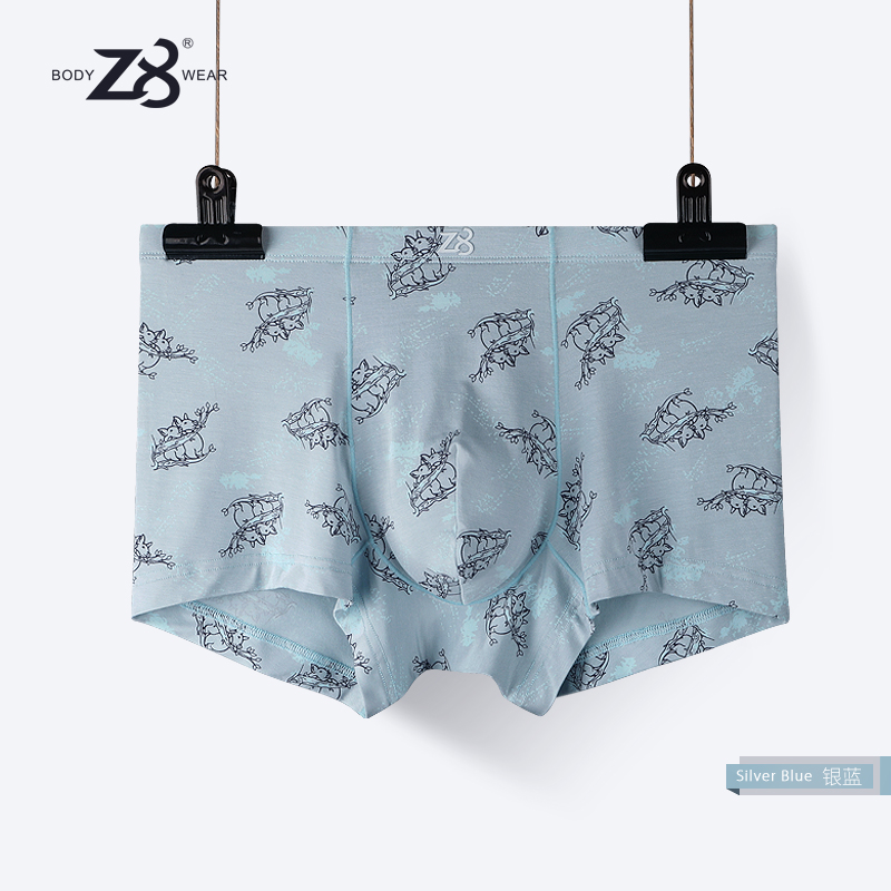 Z8 mens quần lót mens Modale mỏng thở lỏng bốn-góc trẻ quần short quần cá tính đầu hè quần phẳng góc