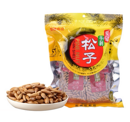 New goods Love on high spirits Sissons 500g Independent small packers Peel Love Kowtow Pine Seeds Basil Pine Nuts