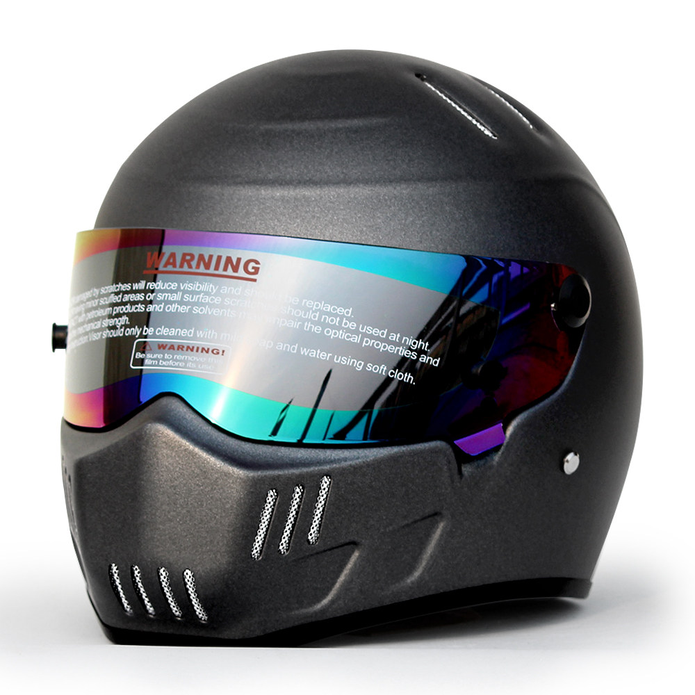 Pig nose series motorcycle summer full helmet helmet light personality riding motorcycle retro helmet