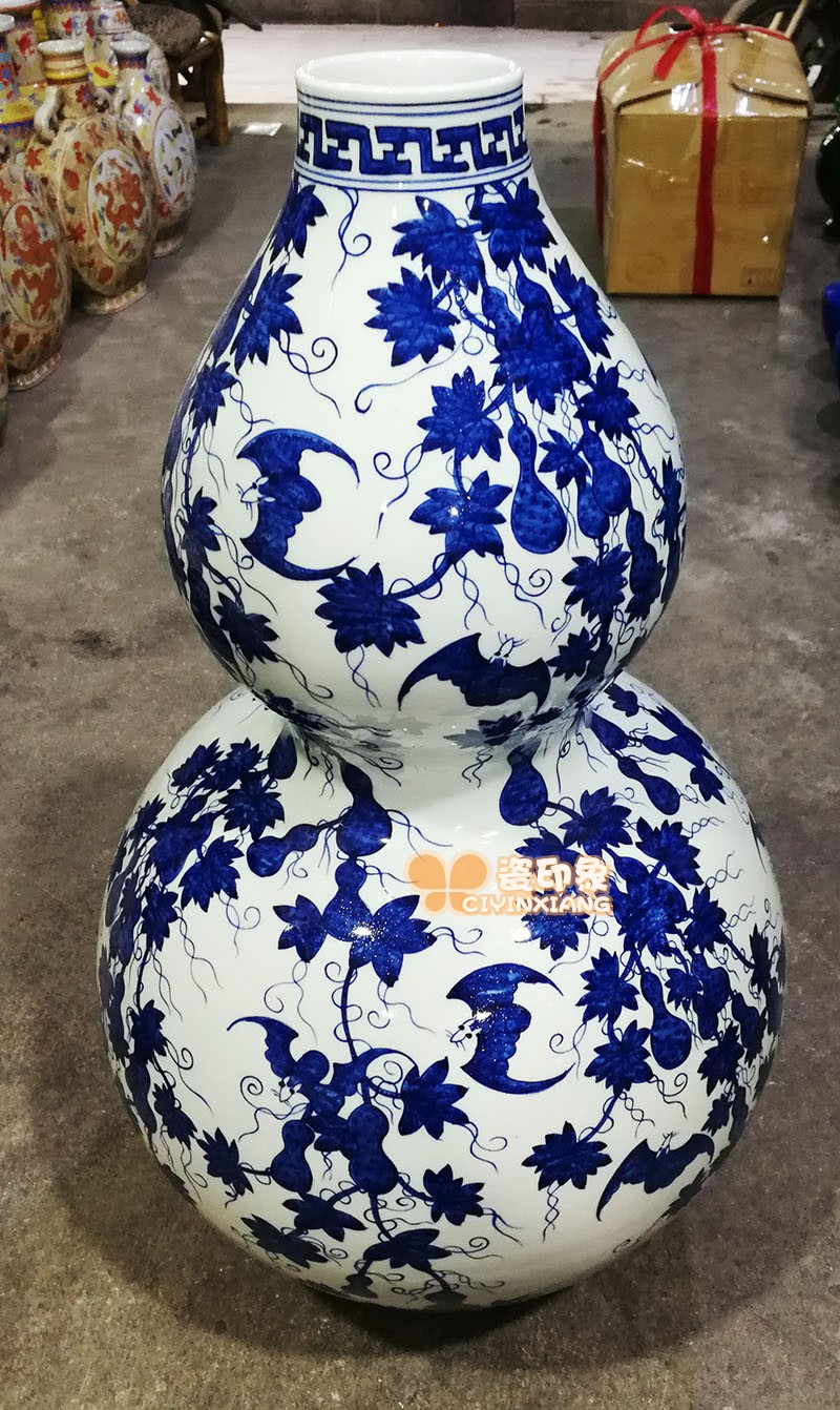 景德镇青花釉里红花瓶童趣婴戏图陶瓷名家涂玉平作品-淘宝Taobao | 天猫