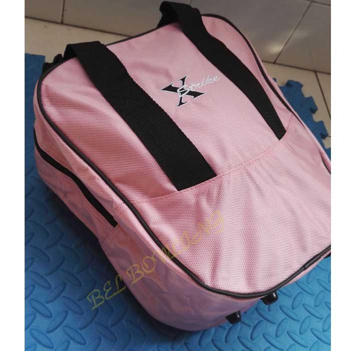 BEL bowling supplies X all-medium brand pink 1680D material sturdy and durable bowling single ball carrying bag