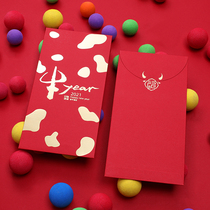 Red Envelope 2021 New Year Red Envelope Year of the Ox red packet Personality creative New Year lucky money red envelope bag custom logo