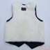 Áo len nam lông trung niên một mùa thu và mùa đông da cỏ vest da cừu vest ấm áp cotton Áo vest cotton