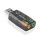Yushuo/внешняя звуковая карта USB для ноутбука, адаптер для наушников, конвертер, внешняя звуковая карта компьютера без привода mini 0
