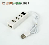 Raive USB Semifier 2.0 Hub One Trang Four High -Speed ​​Computer USB Expansion Multi -Interface Hub можно заряжать