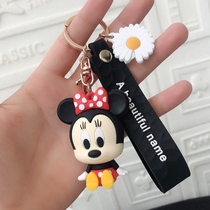 Cartoon anime keychain pendant creative cute doll key chain car bag hanging decoration a couple accessories