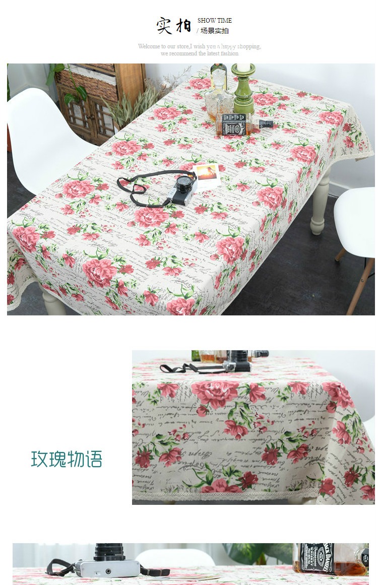 retro bông khăn trải bàn vải châu Âu và Mỹ văn học vòng bảng bảng cà phê bảng bàn nhỏ gọn thanh quán cà phê nhỏ tươi - Khăn trải bàn miếng trải bàn ăn