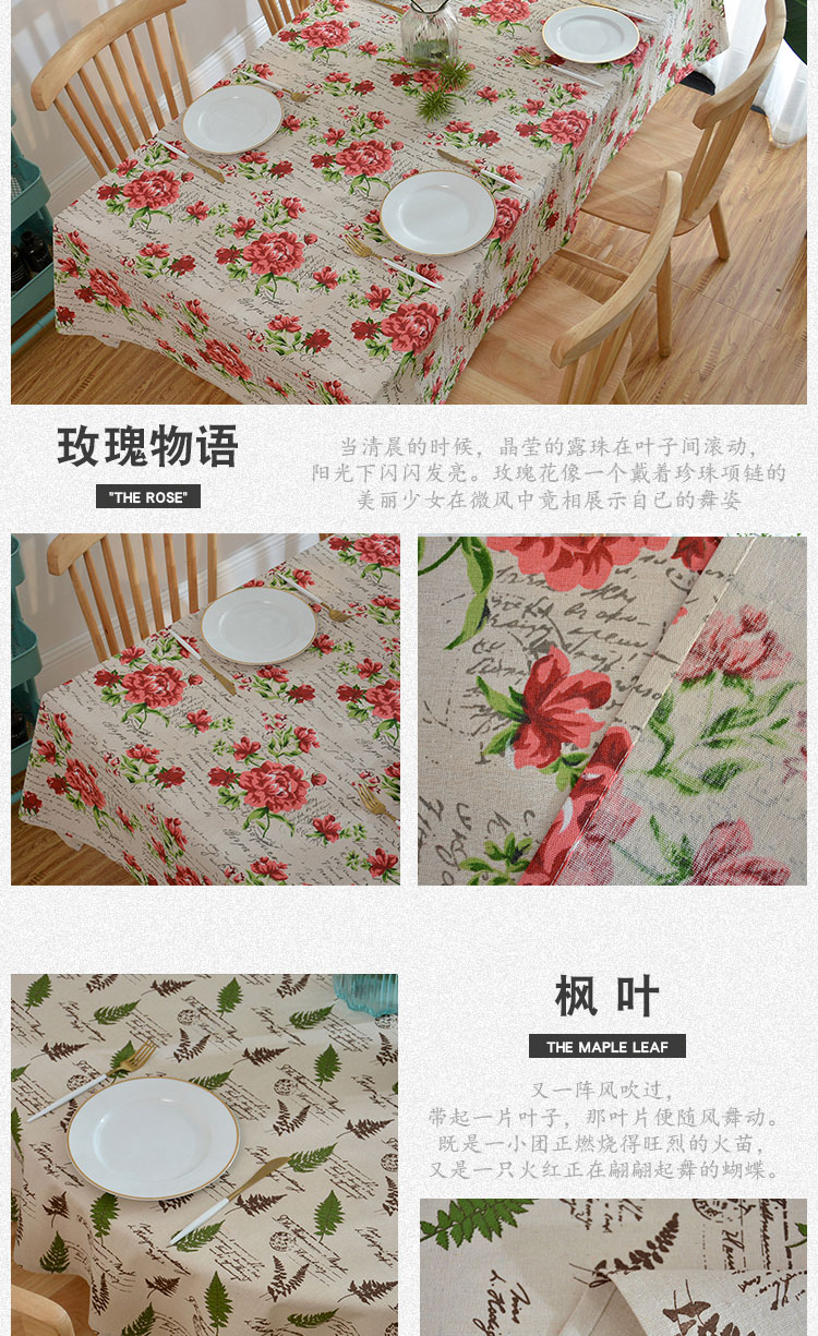Khăn trải bàn bằng vải cotton và vải lanh nhỏ bàn tươi bàn cà phê bàn ​​vuông đơn giản nghệ thuật châu Âu và Mỹ retro bar cafe khăn trải bàn gỗ phòng khách