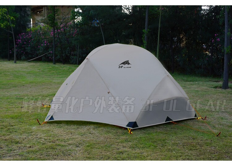 Lều đôi mây nổi ba đỉnh 210T / 15D Tu Silicon UL Siêu nhẹ Ba mùa Lều đôi bốn mùa - Lều / mái hiên / phụ kiện lều lều du lịch