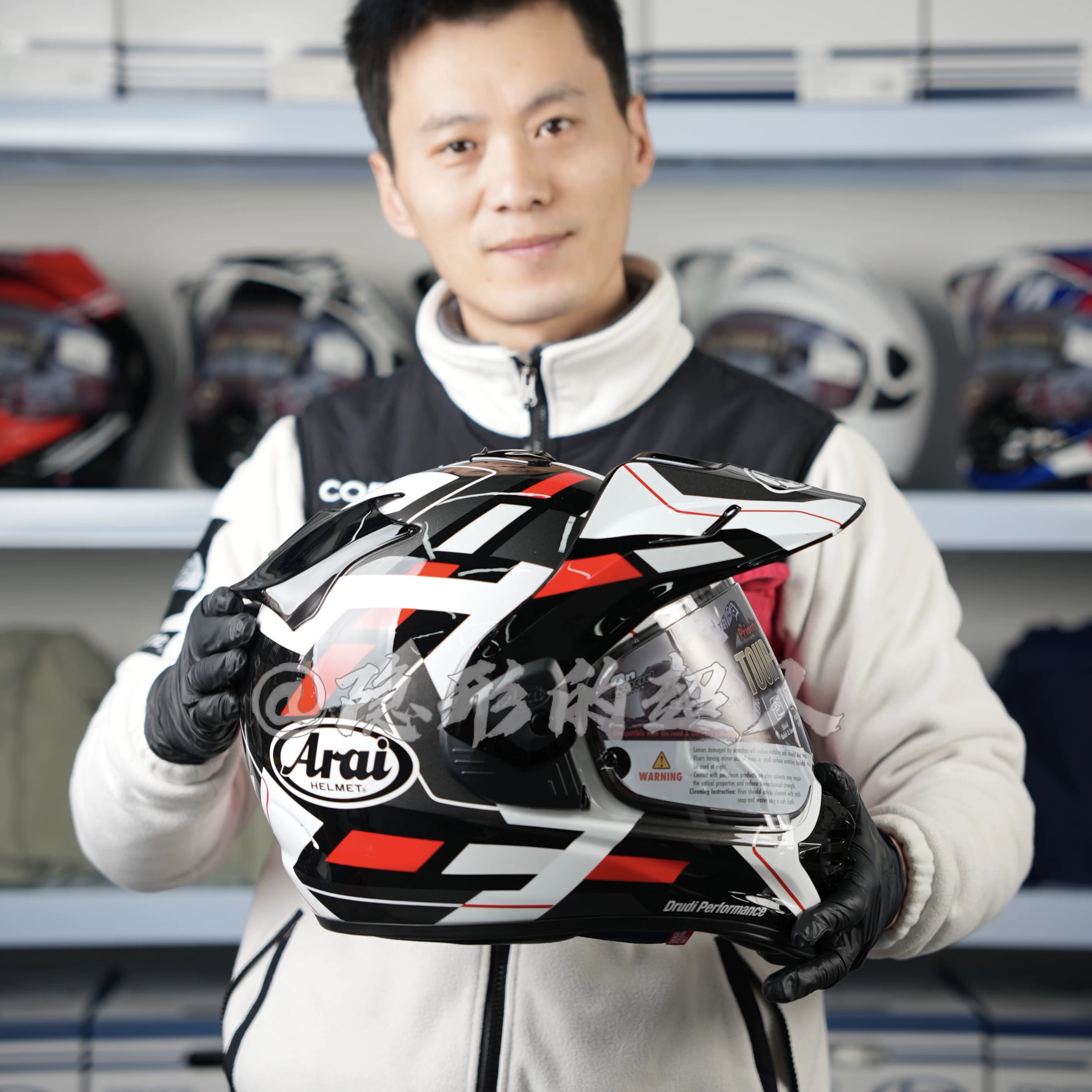 Оригинальный и подлинный 26 ARAI TOUR CROSSV Rally 5 Discovery Blue Cube Orange Cosmic Silver