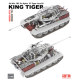 In Stock, Quick Delivery, Maitian Assembly 1/35 German Heavy Tank Fully Detailed Tiger King Transparent Version Rm-5159