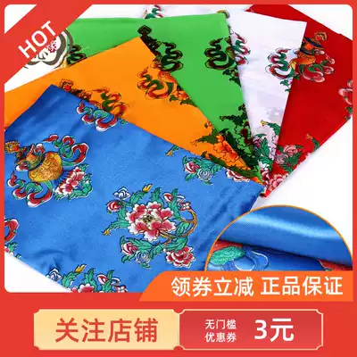 Hada high-end Tibetan silk printing eight auspicious medium Hada for Buddha gift rhyme Buddha equipment special offer