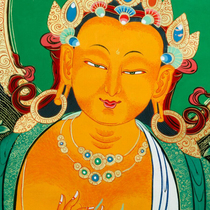 Five surname Manjushri mineral pigment micro-spray thangka painting Tibetan Tantra HIGH-definition custom Buddha statue Bodhisattva tricholography portrait