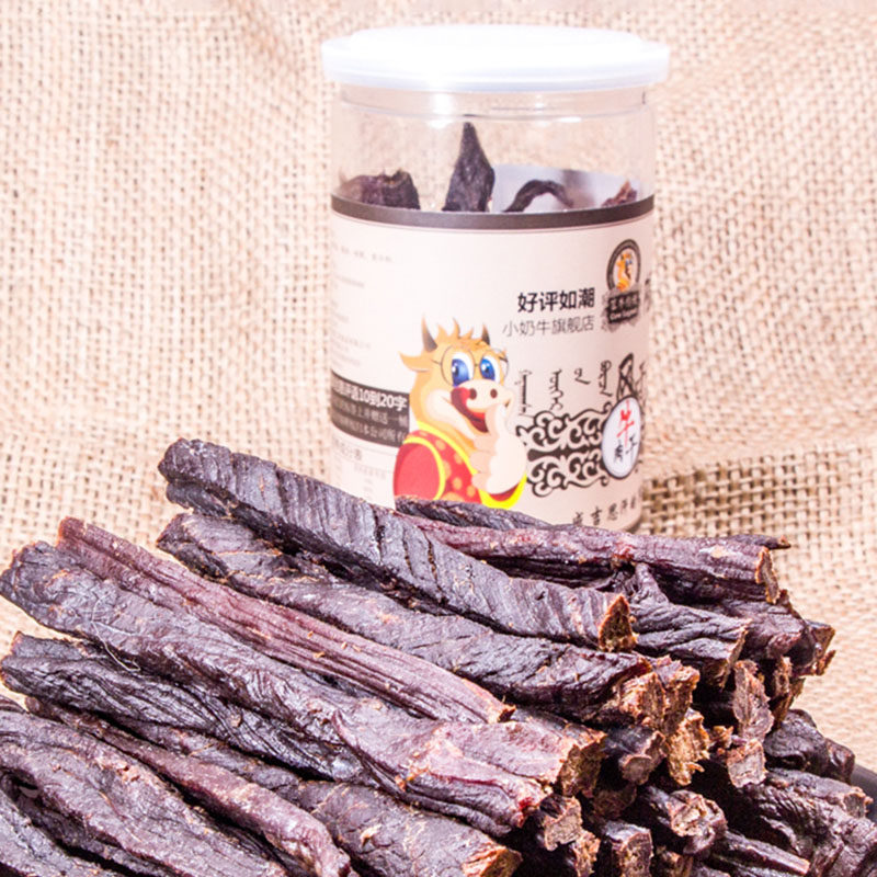 Strip Buffalo Meat Dry Inner Mongolia Air-dry Hand Ripping Super Dry Original Flavor Spicy Canned Cask Loaded With Dry Bulky Leggings Legends Snack
