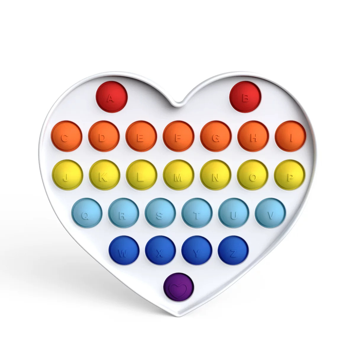 Rainbow Pop it, камуфляжная настольная интеллектуальная развивающая игрушка, версия для путешествий