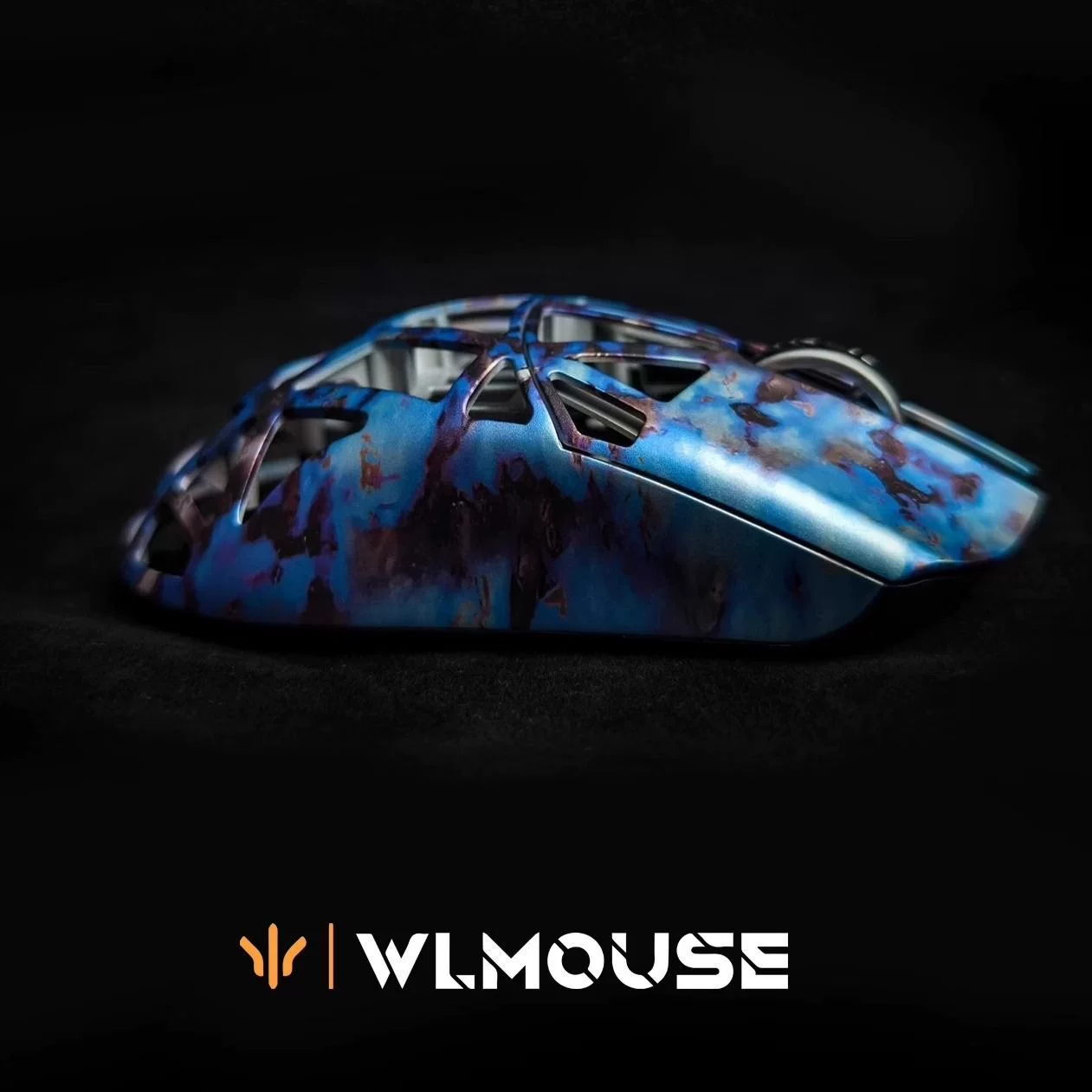 Ван Лин Цзинь Джи Flower Beast Carnival Thorn Rabbit Crushed Ice Blue Magnesium Alloy 8K Беспроводная мышь Original Phase 3950