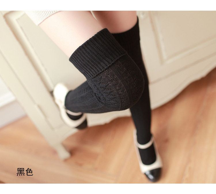 Nhật bản ống cao mùa hè điều hòa không khí phòng xà cạp vớ over the knee vớ chân bìa nữ cotton dài vớ ống ngủ ấm vớ