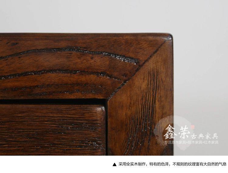 Nội thất gỗ rắn nhật ký sáng tạo bốn mặt hộp phòng khách lưu trữ đa chức năng bàn cà phê Trung Quốc cổ vuông bàn cà phê - Bàn trà