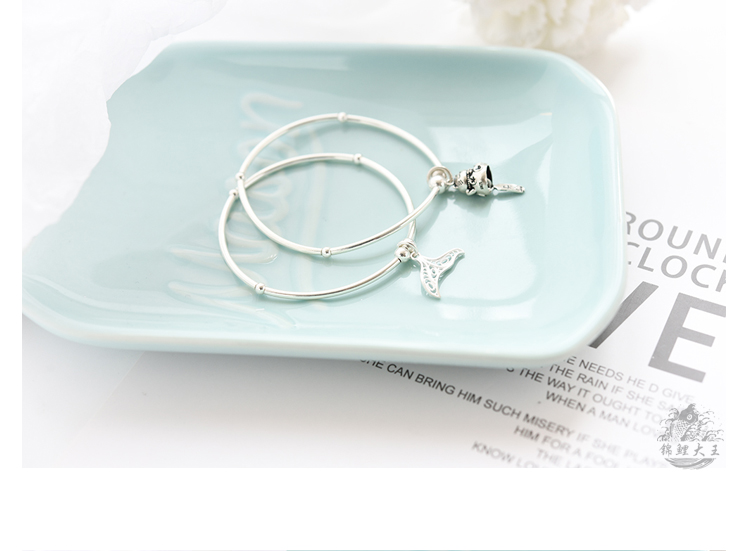 [Bùng phát may mắn | gia tăng tài sản] trị giá hơn 100 triệu con mèo may mắn vòng tay bạc sterling vòng tay | vua koi vòng hồ ly