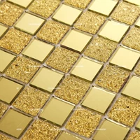 25 золотого зеркала+золотой бриллиант