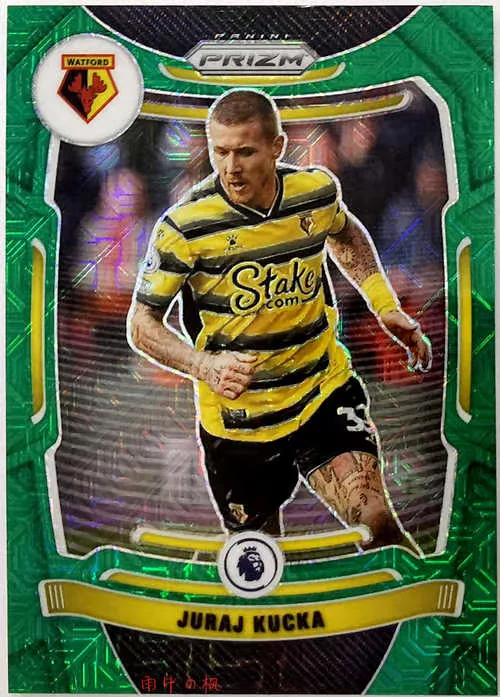 Футбольная карта Sal Cleverly Kuka Panini 2122 призм серебристый отблеск зелёный mojo складной