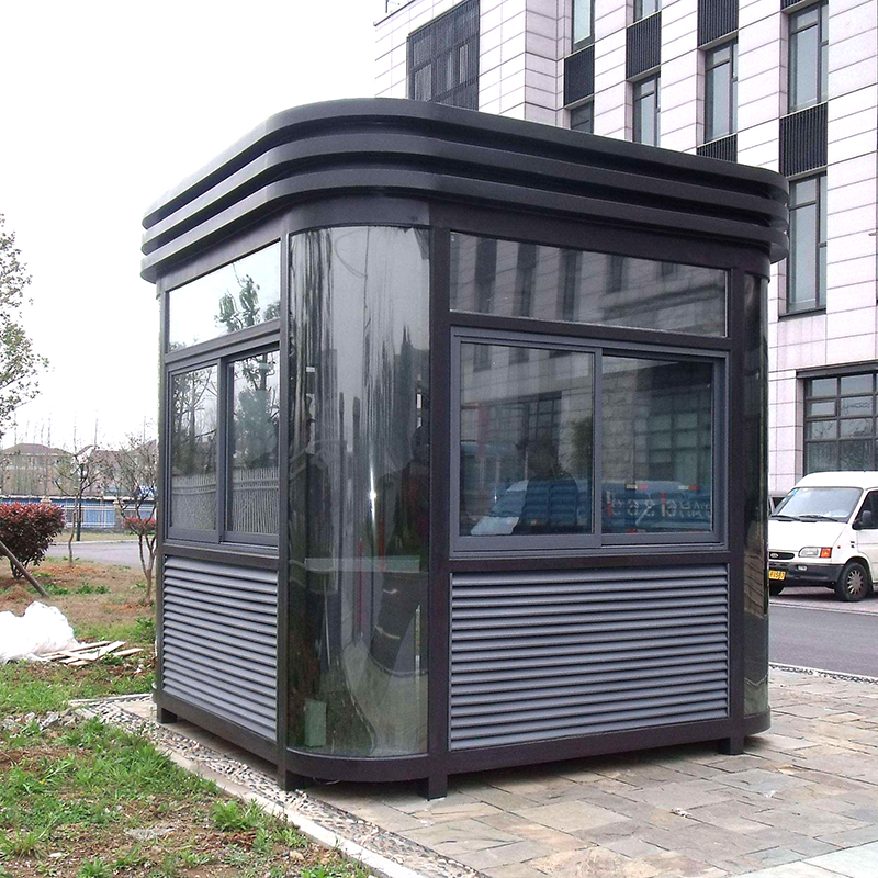 Outdoor movable steel structure Security Station Kong Pavilion Parking Car Parking Fees Stainless Steel Community Gatekeeper Value Class room Kong Pavilion
