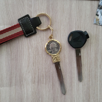 Keyhead revamp original retro style Inlaid Coin Security Door Key Custom Replacement
