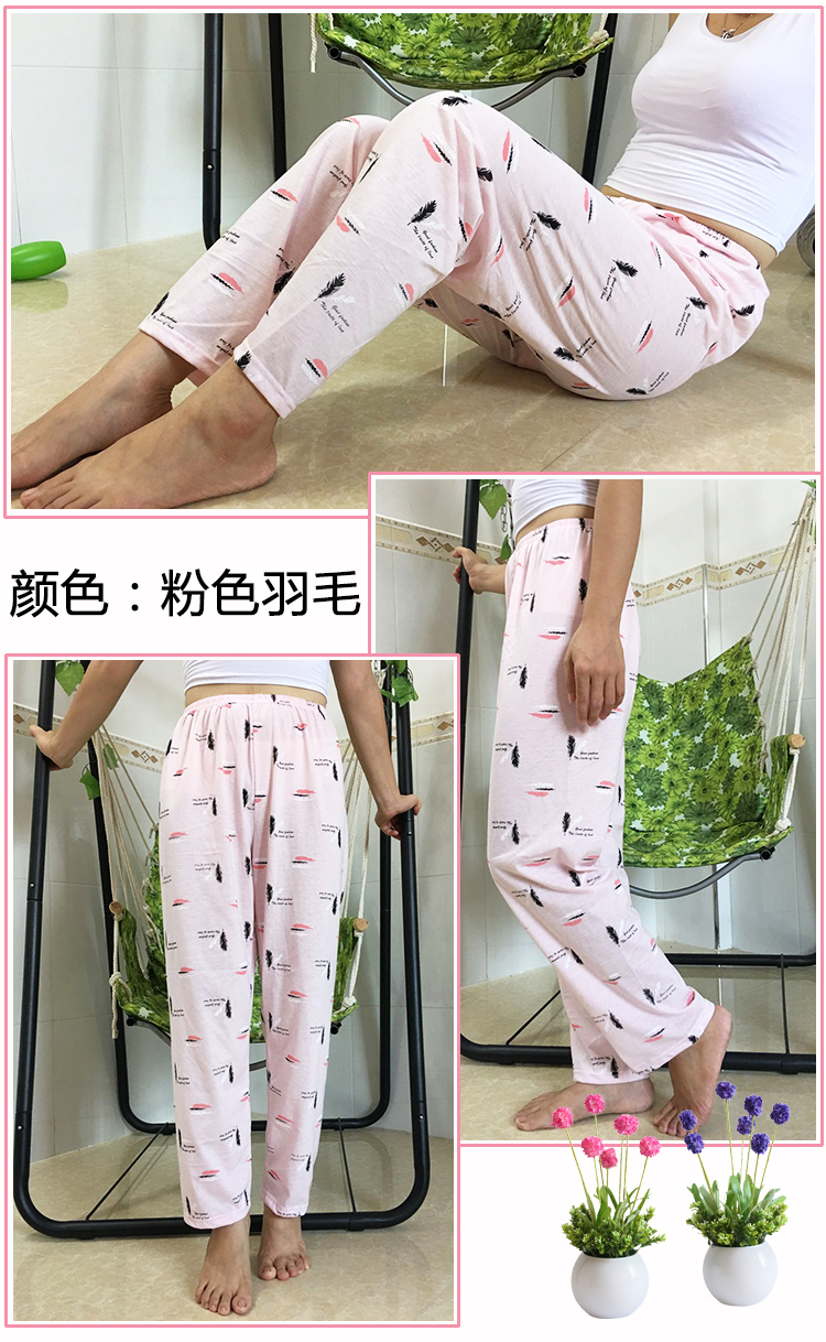Mùa xuân và mùa thu và mùa đông của phụ nữ quần cotton dày pyjama quần mùa xuân và mùa hè phụ nữ cotton mỏng phần quần lỏng nhà quần XL quần tây nam đẹp