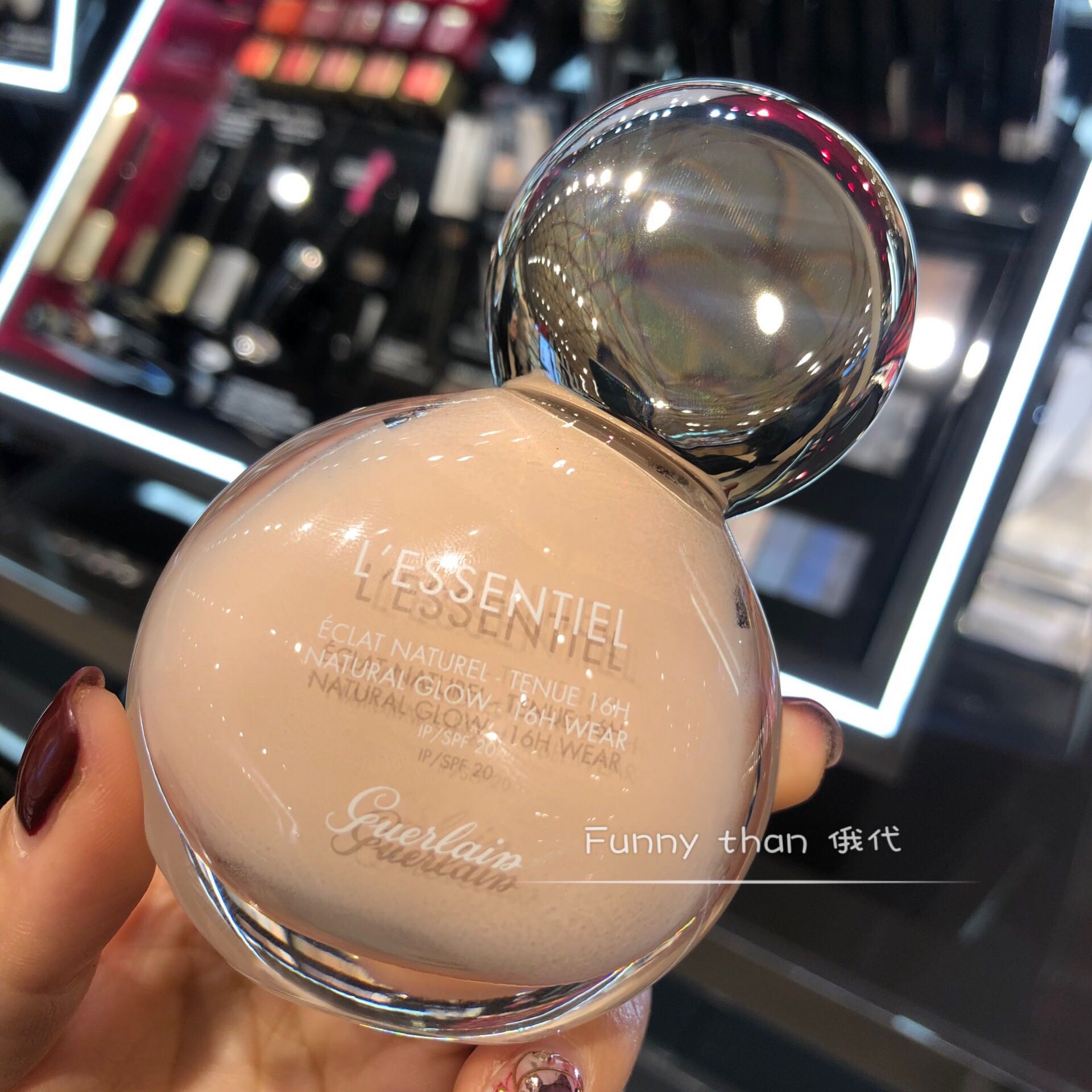 GUERLAIN Guerlain 19 năm mới LESSENTIEL nền tảng chất lỏng Guerlain bóng đèn dạng lỏng dạng chai tròn - Nền tảng chất lỏng / Stick Foundation kem nền maybelline fit me