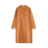 Рождественское качественное двусторонное бархатное шерстяное пальто, пуховик, коллекция 2022