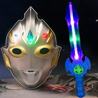 Светящийся трига+звуковой меч синий