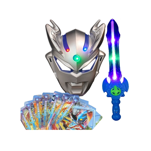 Ultra, Ультрамен Тига, глянцевая детская нетоксичная маска, карточки, игрушка, креативный подарок