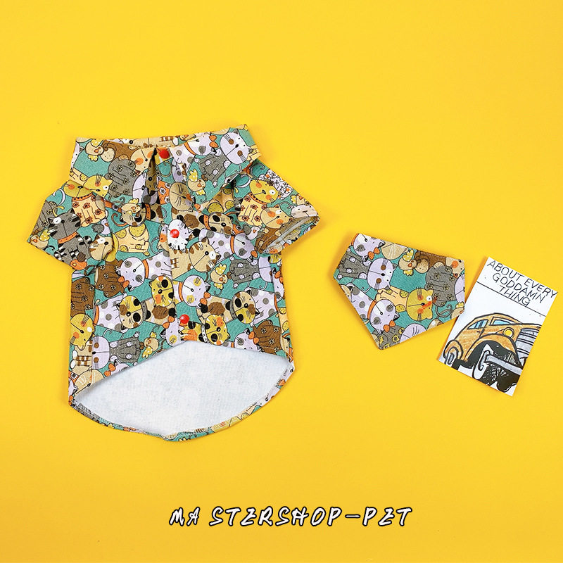 Tide brand kimono corgi pet dog clothes summer special products small and medium-sized dogs summer thin sunscreen shirt
