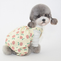 Dogs Clothes Cute Teddy Bou Mei Snownery Braces Spring And Autumn Slim small dog puppies Pet Pet Bears