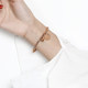 Light luxury niche exquisite bracelet ins niche design girl best friend simple beads high-end transfer birthday gift